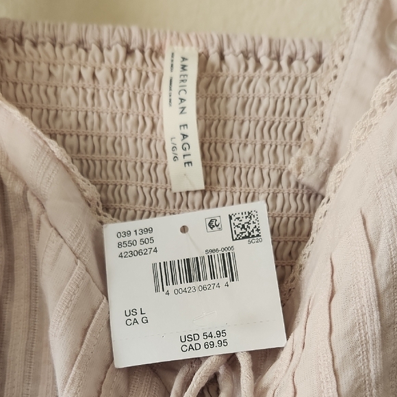 AE - NWT Violet Willow Corset Mini Dress - L - Picture 3 of 5